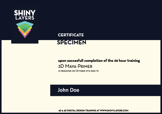 ShinyLayers design course: ShinyLayers Certification